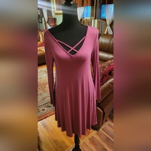 Shein Pink A line Swing Dress